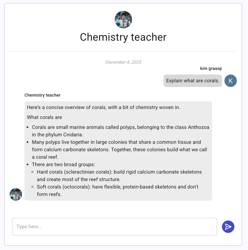 chatbot conversation